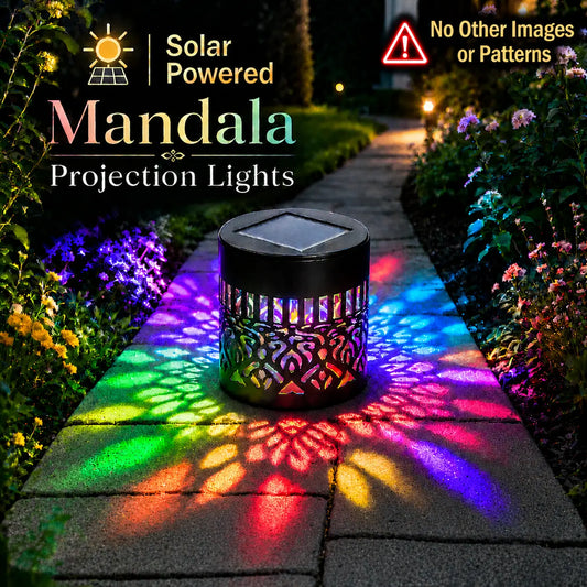 Solar Mandala Wall Lights